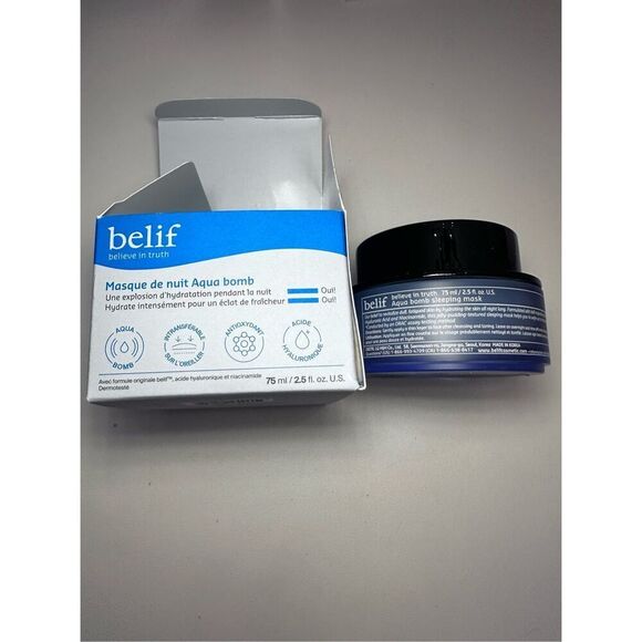 belif Aqua Bomb Hydrating Sleeping Mask with Panthenol 75ml - Picture 3 of 6